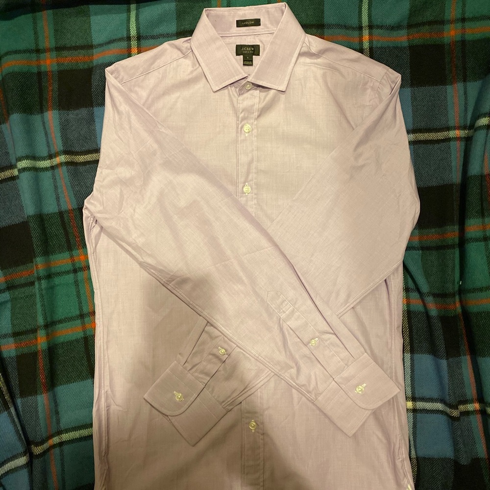 J CREW Ludlow Dress Shirt Purple NWT Small